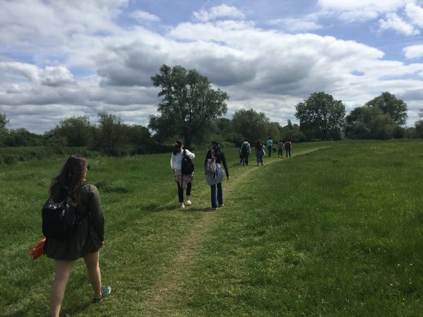 Students visit Grantchester